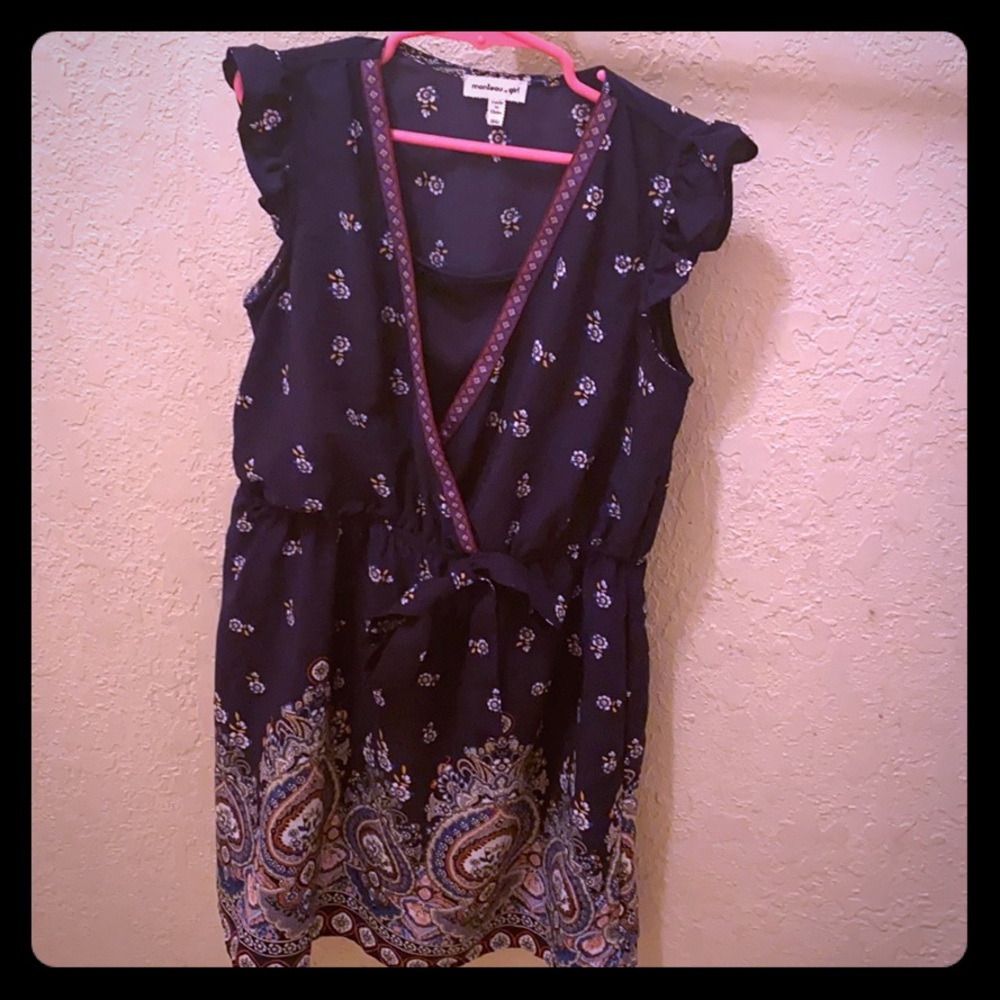 cute vintage no sleeve short dress
